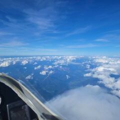 Flugwegposition um 16:24:28: Aufgenommen in der Nähe von Irdning, 8952, Österreich in 5962 Meter